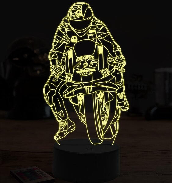 Beling 3D lampa, Valentino Rossi, 7 farebná ZZ2
