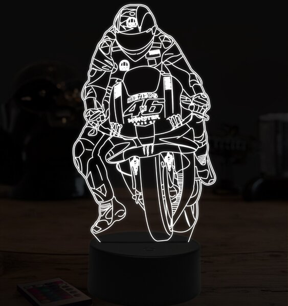 Beling 3D lampa, Valentino Rossi, 7 farebná ZZ2