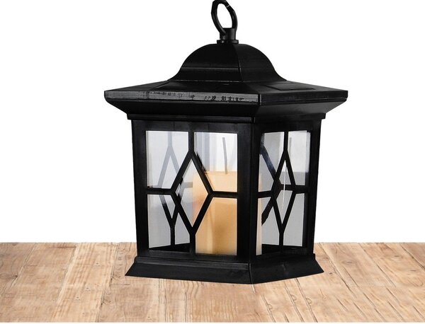 LED solárny záhradný lampáš Star Trading Light, výška 14,5 cm
