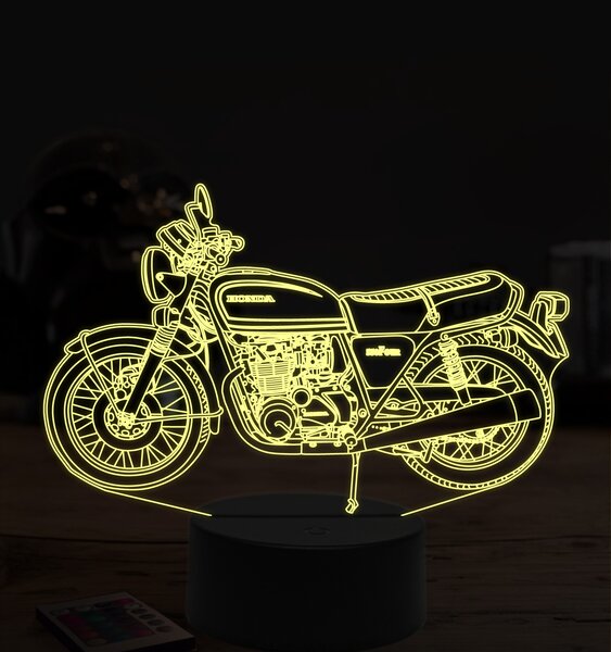 Beling 3D lampa,Honda 550, 7 farebná ZZ8