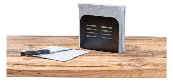 Čierny držiak na obrúsky Wenko Black Outdoor Kitchen Baco