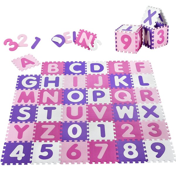 Detské puzzle Juna 36 časti od A po Z a od 0 po 9