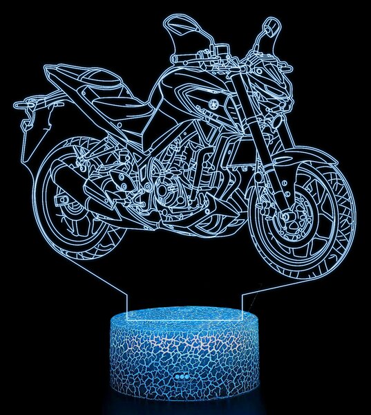 Beling 3D lampa,Yamaha MT-03, 7 farebná ZZ16