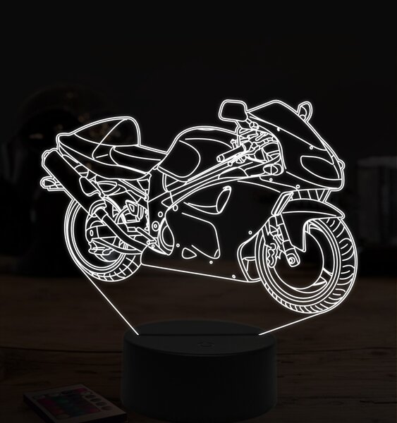 Beling 3D lampa,Suzuki 1000 tlr, 7 farebná ZZ15