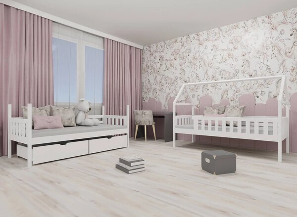 Raj posteli Detská posteľ GALA TOP LB 25 (výber farieb) 170x80 cm, 160x80 cm, 180x80 cm, 180x90 cm, 190x80 cm, 190x90 cm, 200x80 cm, 200x90 cm grafitová, biela, prírodná, sivá