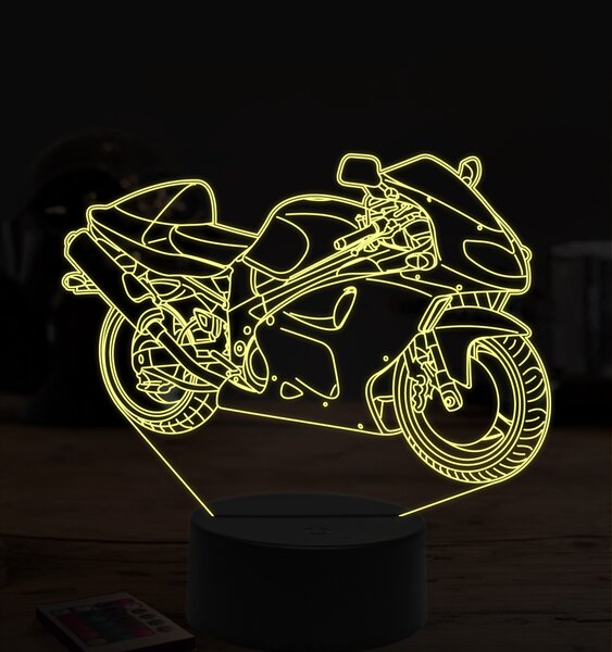 Beling 3D lampa,Suzuki 1000 tlr, 7 farebná ZZ15