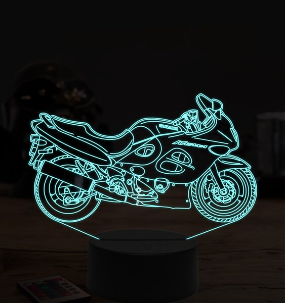 Beling 3D lampa,Suzuki GSX 750F, 7 farebná ZZ14