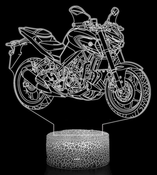 Beling 3D lampa,Yamaha MT-03, 7 farebná ZZ16