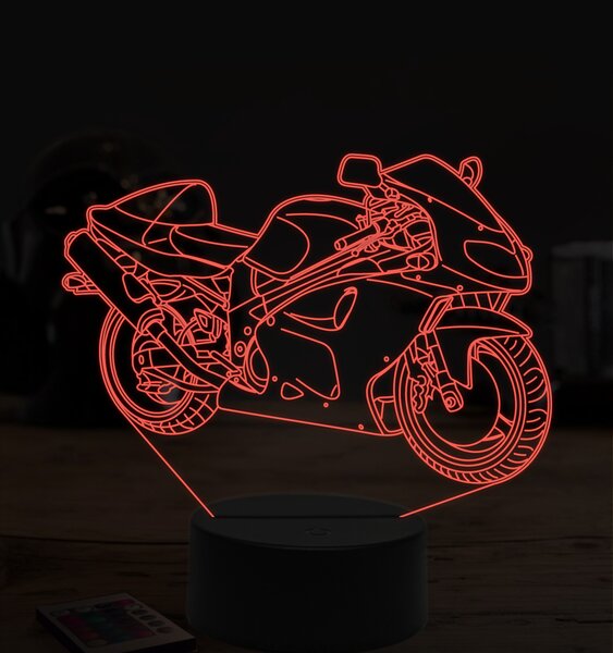 Beling 3D lampa,Suzuki 1000 tlr, 7 farebná ZZ15