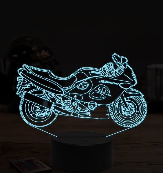Beling 3D lampa,Suzuki GSX 750F, 7 farebná ZZ14
