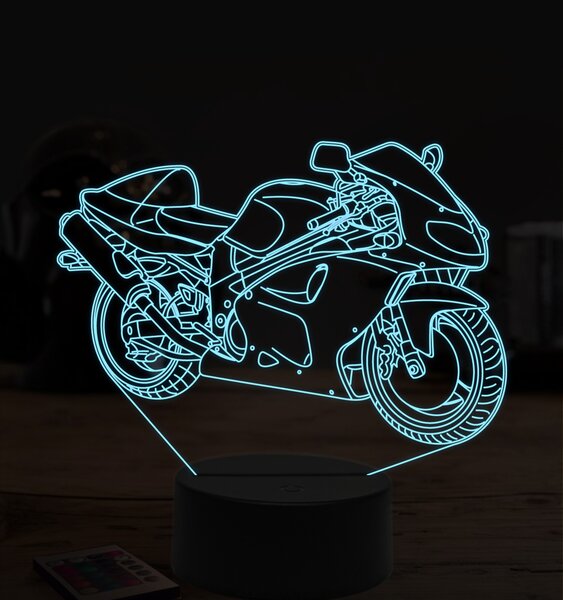 Beling 3D lampa,Suzuki 1000 tlr, 7 farebná ZZ15