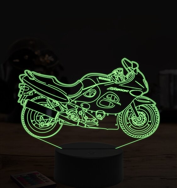 Beling 3D lampa,Suzuki GSX 750F, 7 farebná ZZ14