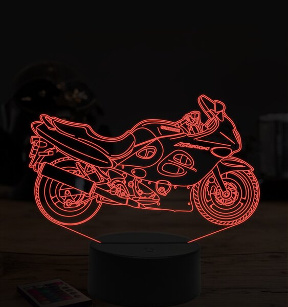 Beling 3D lampa,Suzuki GSX 750F, 7 farebná ZZ14