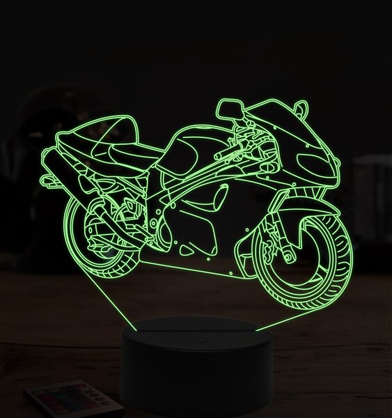Beling 3D lampa,Suzuki 1000 tlr, 7 farebná ZZ15