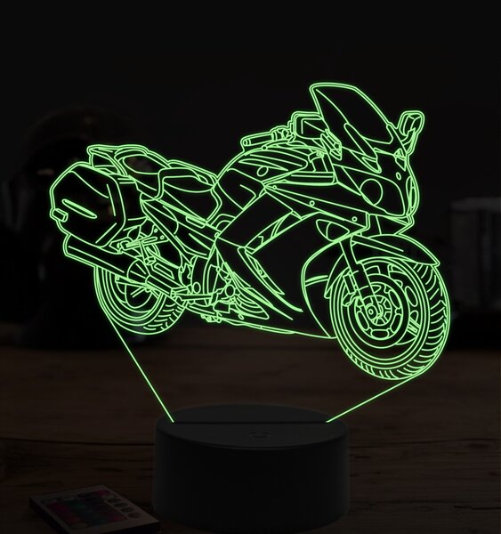 Beling 3D lampa,Yamaha FJR 1300, 7 farebná ZZ17