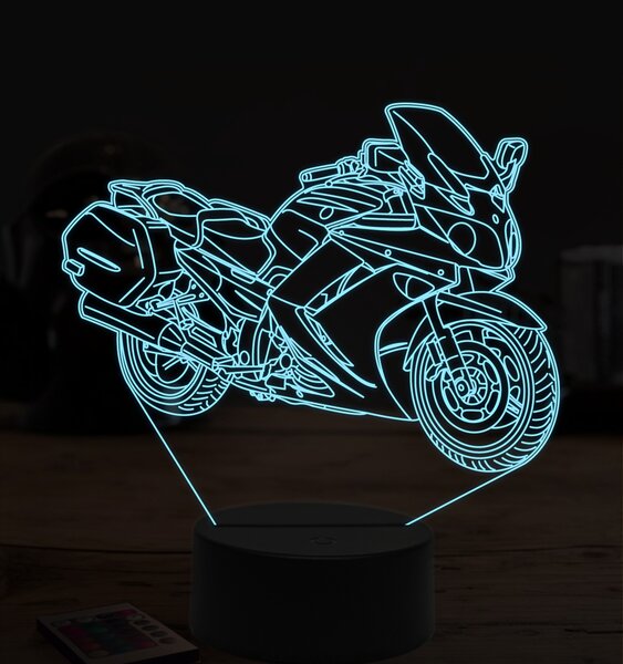 Beling 3D lampa,Yamaha FJR 1300, 7 farebná ZZ17