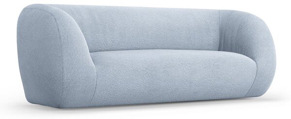 Svetlomodrá pohovka z textílie buklé 210 cm Essen – Cosmopolitan Design