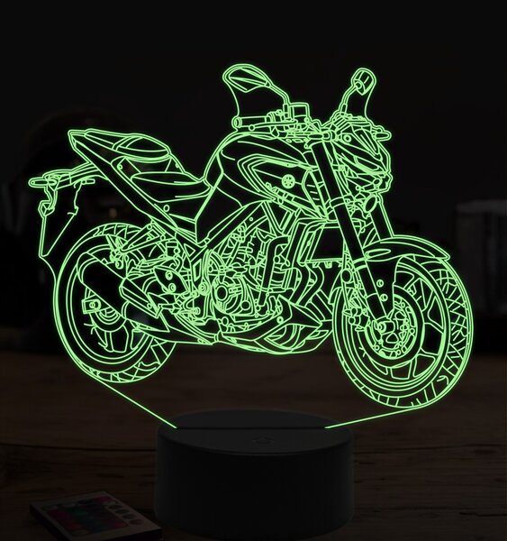 Beling 3D lampa,Yamaha MT-03, 7 farebná ZZ18