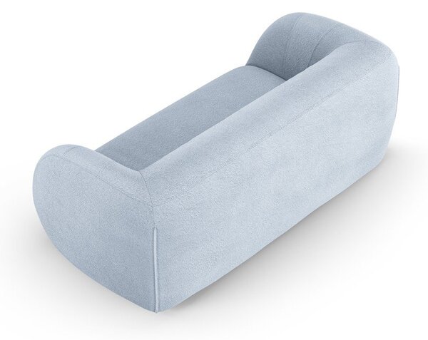 Svetlomodrá pohovka z textílie buklé 210 cm Essen – Cosmopolitan Design