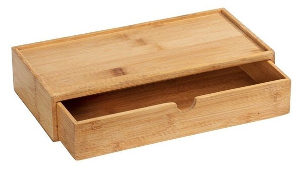 Bambusový úložný box s priehradkou Wenko Terra