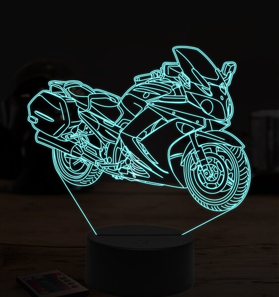 Beling 3D lampa,Yamaha FJR 1300, 7 farebná ZZ17