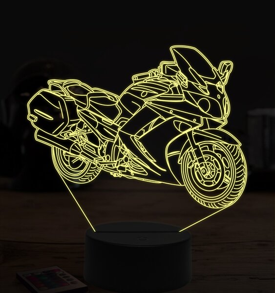 Beling 3D lampa,Yamaha FJR 1300, 7 farebná ZZ17