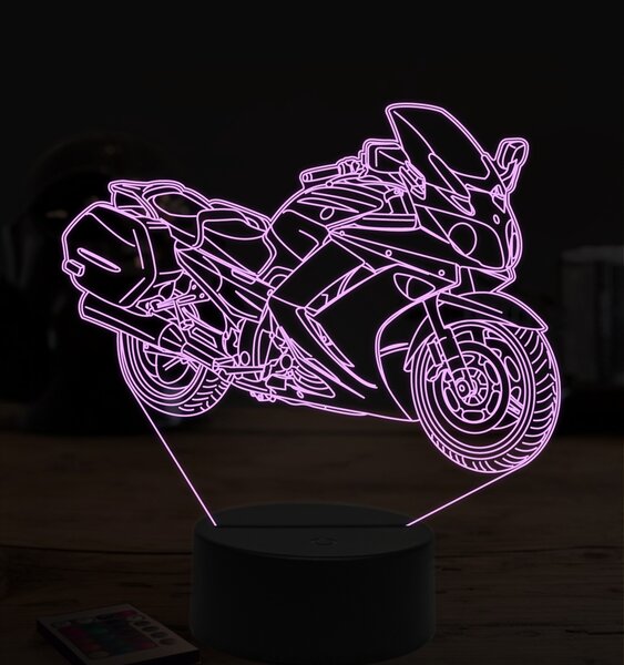 Beling 3D lampa,Yamaha FJR 1300, 7 farebná ZZ17