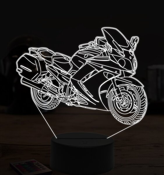 Beling 3D lampa,Yamaha FJR 1300, 7 farebná ZZ17