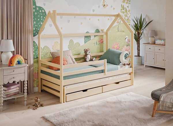 Raj posteli Detská posteľ DISNEY LB 25 (výber farieb) 170x80 cm, 160x80 cm, 180x80 cm, 180x90 cm, 190x80 cm, 190x90 cm, 200x80 cm, 200x90 cm grafitová, biela, prírodná, sivá