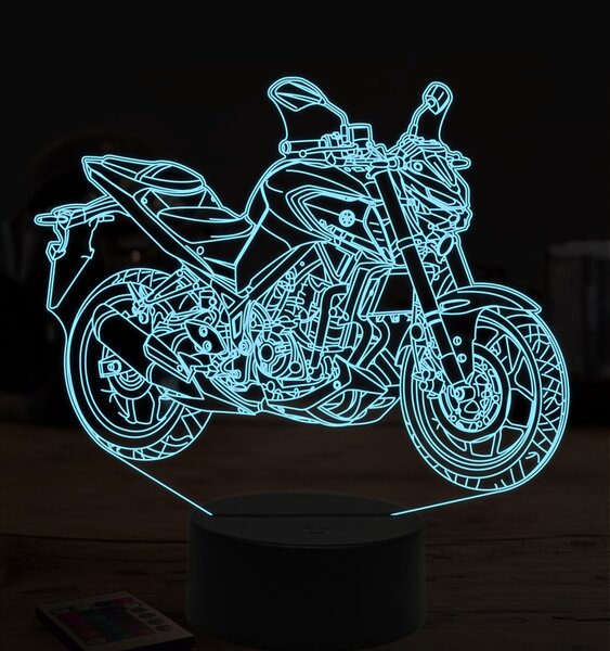 Beling 3D lampa,Yamaha MT-03, 7 farebná ZZ18