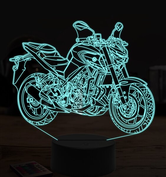 Beling 3D lampa,Yamaha MT-03, 7 farebná ZZ18