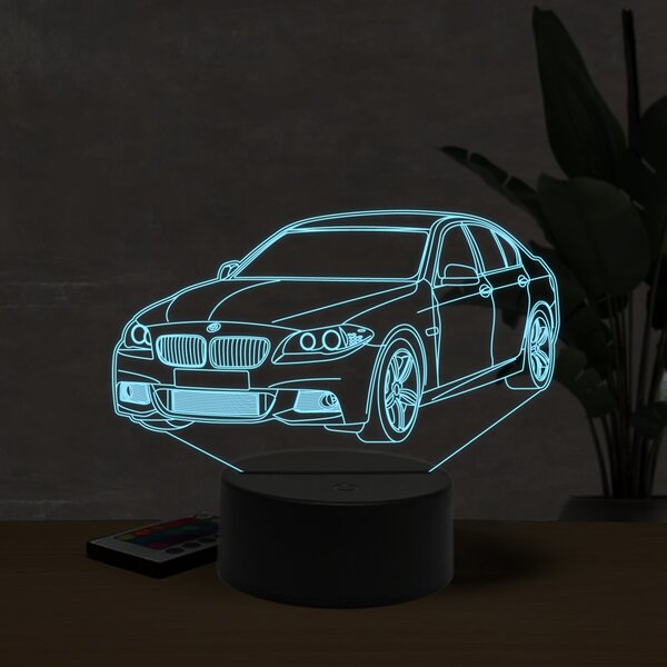 Beling 3D lampa,BMW F10, 7 farebná ZZ19