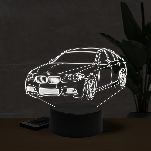 Beling 3D lampa,BMW F10, 7 farebná ZZ19