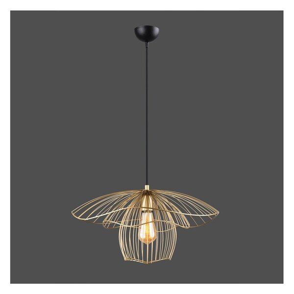 Závesné svietidlo v zlatej farbe Squid Lighting Root, výška 123 cm
