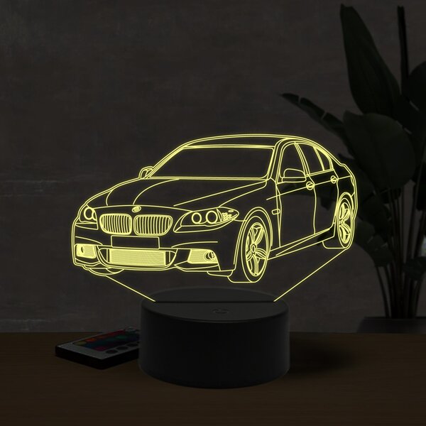 Beling 3D lampa,BMW F10, 7 farebná ZZ19