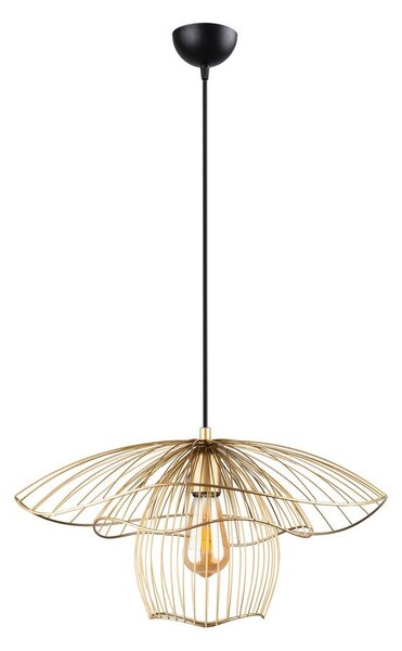 Závesné svietidlo v zlatej farbe Squid Lighting Root, výška 123 cm