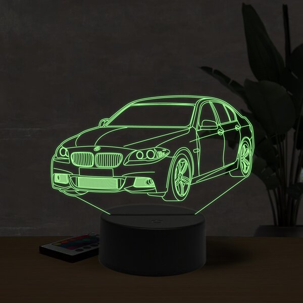 Beling 3D lampa,BMW F10, 7 farebná ZZ19