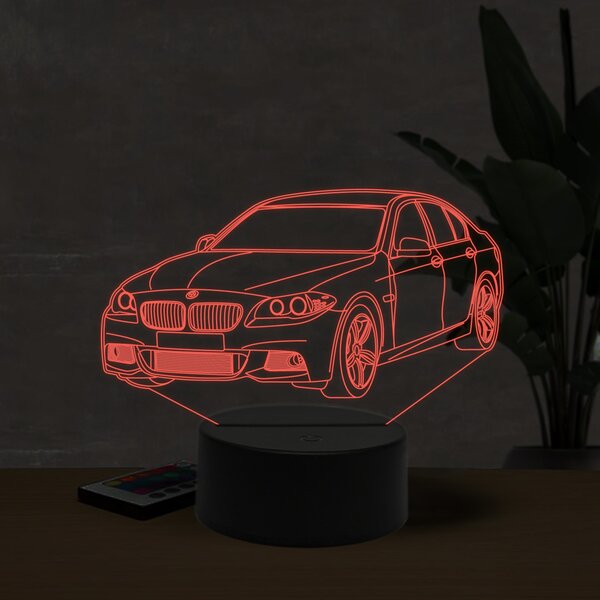 Beling 3D lampa,BMW F10, 7 farebná ZZ19
