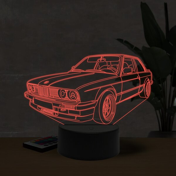 Beling 3D lampa, BMW E30, 7 farebná ZZI23