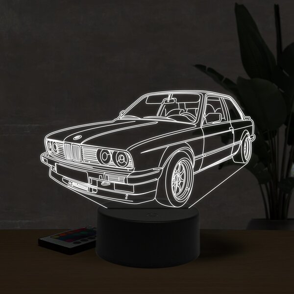 Beling 3D lampa, BMW E30, 7 farebná ZZI23