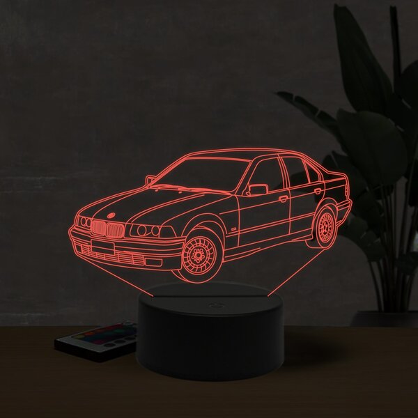 Beling 3D lampa, BMW E36, 7 farebná ZZI26