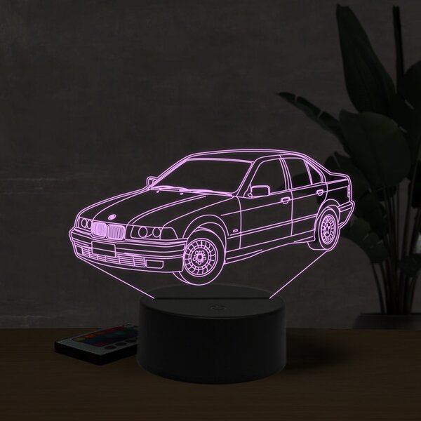 Beling 3D lampa, BMW E36, 7 farebná ZZI26