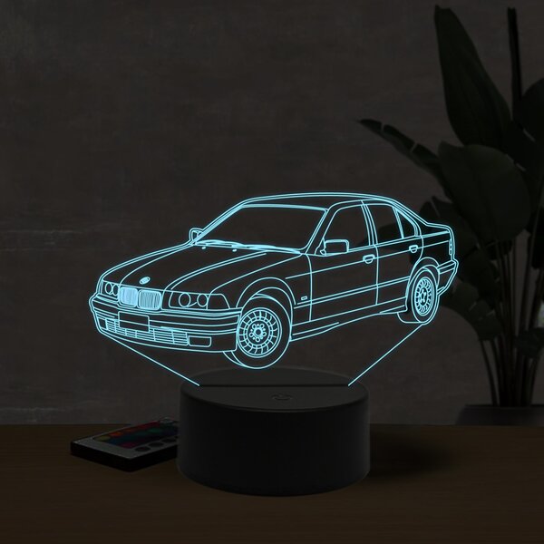 Beling 3D lampa, BMW E36, 7 farebná ZZI26