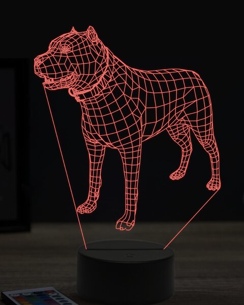 Beling 3D lampa, Stafodr 2, 7 farebná JAK6