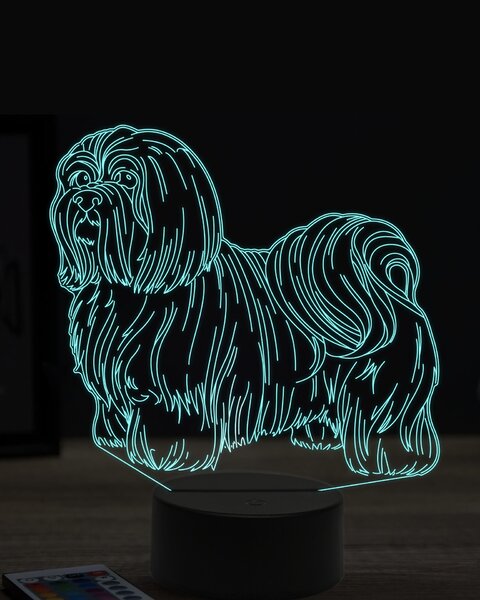 Beling 3D lampa, Ši-cu, 7 farebná JAK7