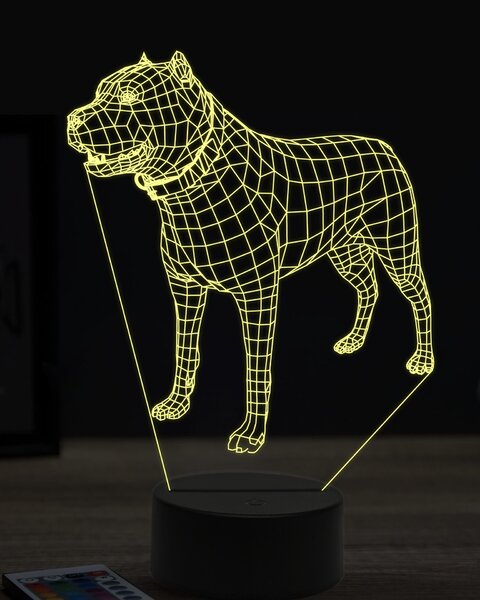 Beling 3D lampa, Stafodr 2, 7 farebná JAK6