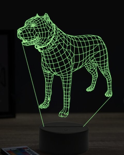 Beling 3D lampa, Stafodr 2, 7 farebná JAK6