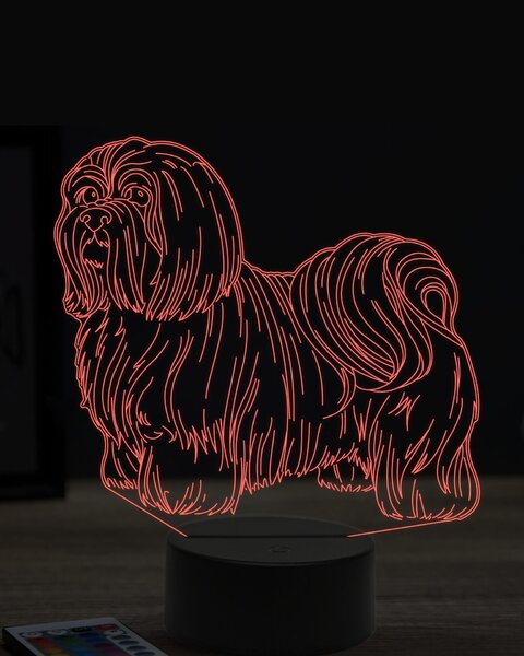Beling 3D lampa, Ši-cu, 7 farebná JAK7