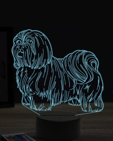 Beling 3D lampa, Ši-cu, 7 farebná JAK7