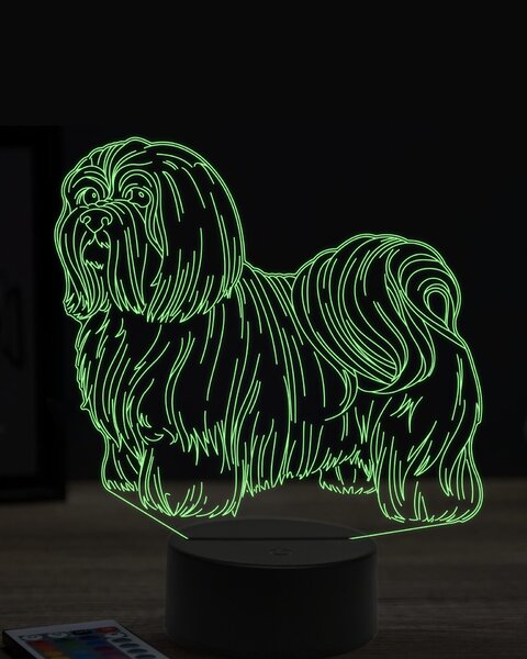 Beling 3D lampa, Ši-cu, 7 farebná JAK7